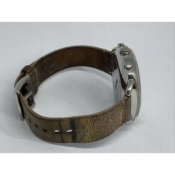 Fossil FTW1200 Women's Sand Leather Silver Analog Dial Hybrid Smartwatch XX707 - Picture 12 of 12